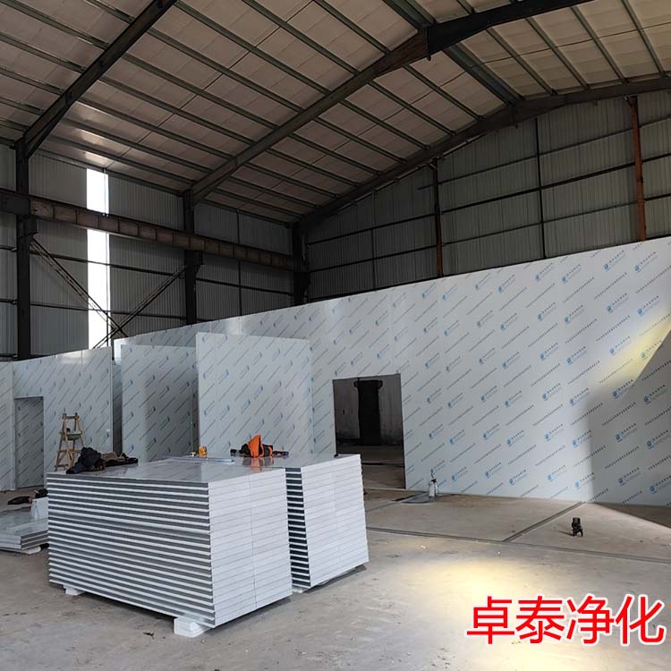 河北凈化車間施工現(xiàn)場圖，裝修河北凈化車間找卓泰凈化工程